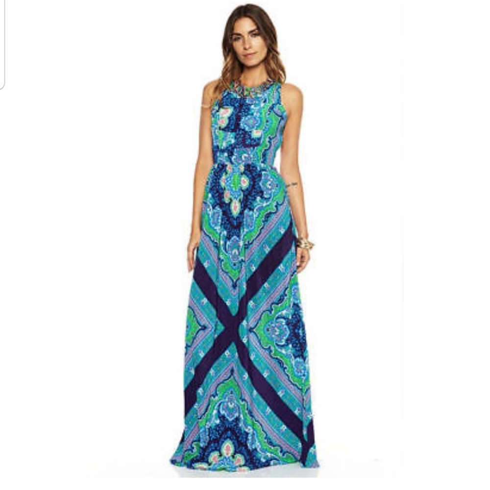 Lovers and Friends kitty cat maxi dress